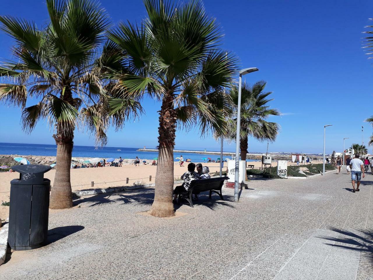 Abmar- Por-Do-Sol, Vista Mar, Remodelado, Wifi, 80Mt Praia Quarteira Eksteriør billede